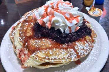 Blueberry Pancakes at Paul's Pancake Parlor in Missoula, MT