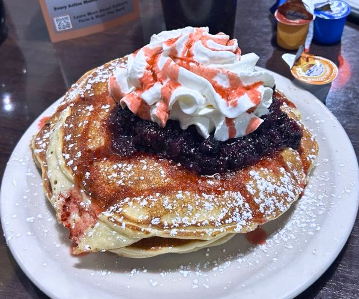 Blueberry Pancakes at Paul's Pancake Parlor in Missoula, MT