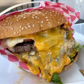The R.L.E. Hello Burger at Tommy's Burger Stop in Anchorage, Alaska