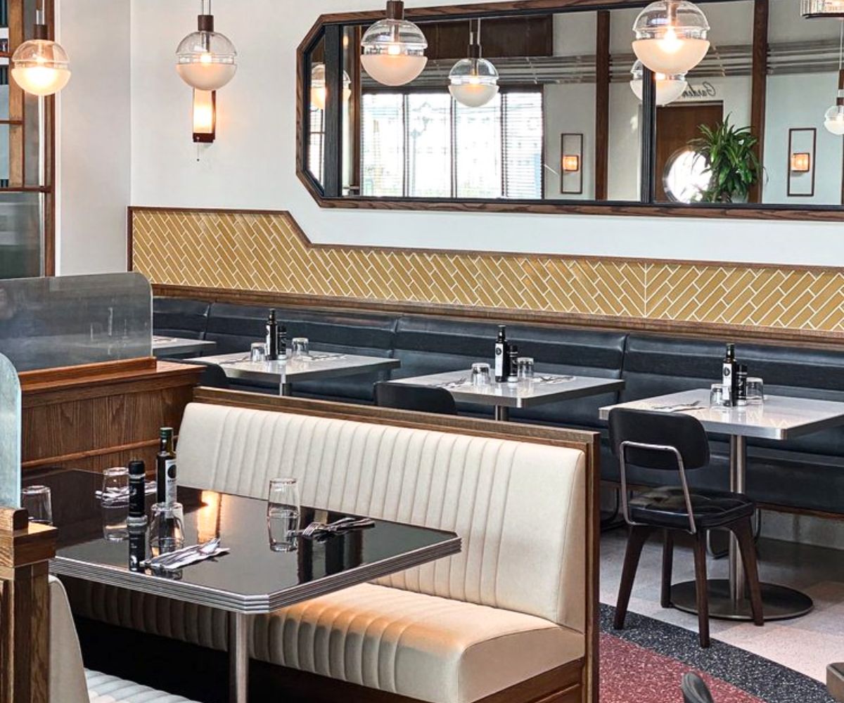 interior of Tops Diner in East Newark, New Jersey