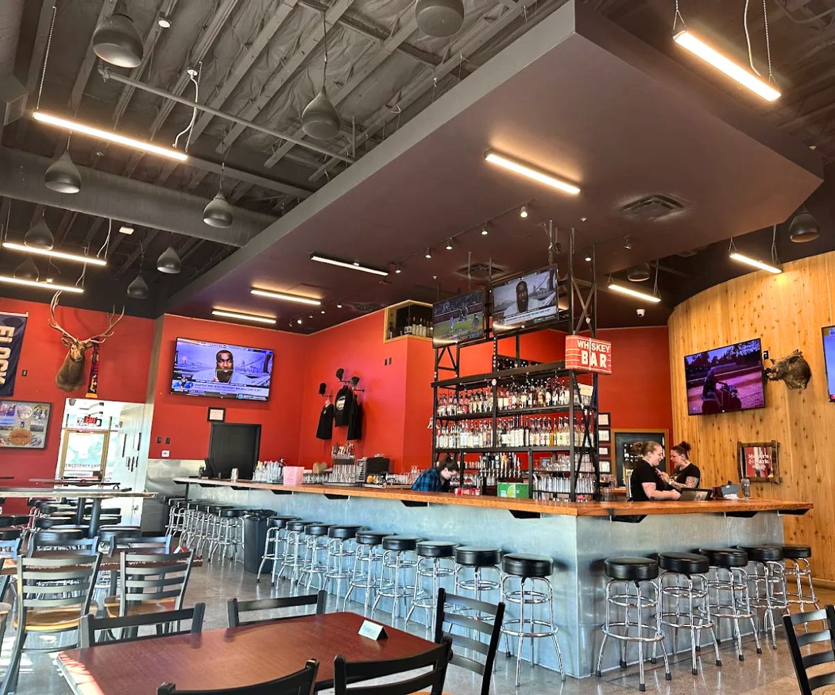 interior of Lucky's Iron Door Roadhouse in West Jordan, UT