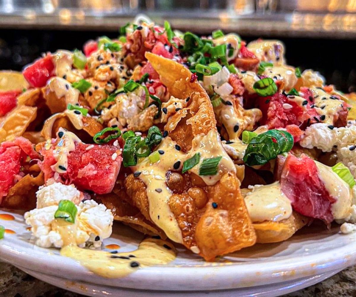 Ahi Tuna Nachos at Roosevelt's in Tulsa, OK