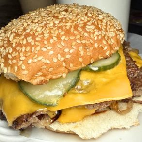 Oklahoma Burger at There There in Providence, Rhode Island