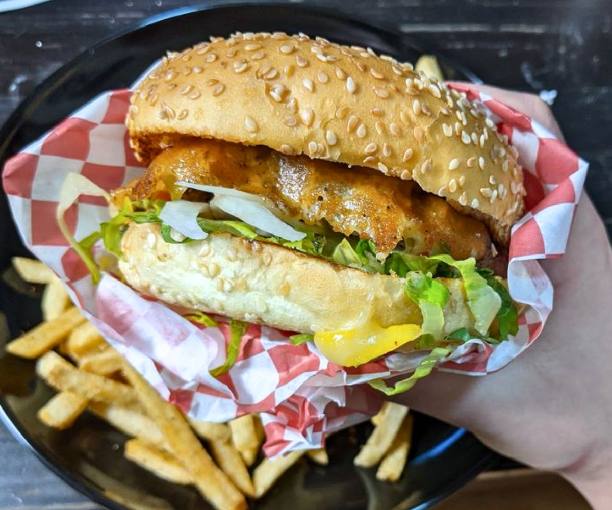 Papa D Burger at Tommy's Burger Stop in Anchorage, AK