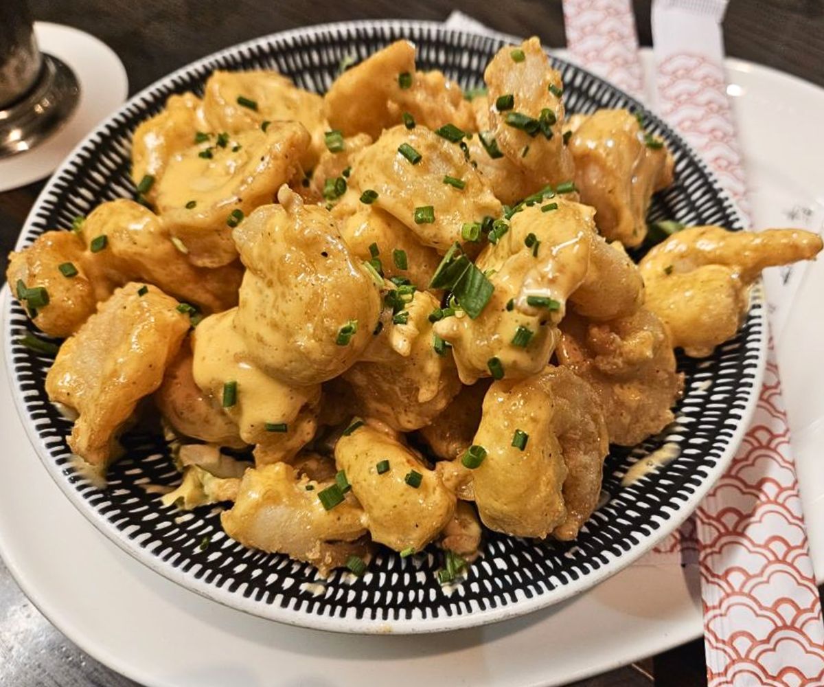 Firecracker Shrimp at Tops Diner in East Newark, New Jersey