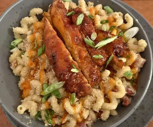 Hot Honey Chicken Mac & Cheese at The Tree House Tavern & Bistro in Warwick, Rhode Island