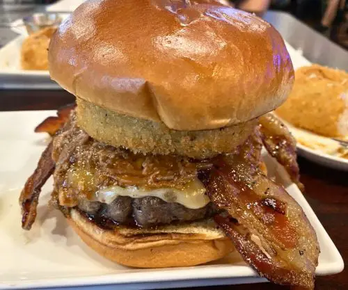 Barbecue Burger at Da Burger Wing Hub in Wahiawa, HI