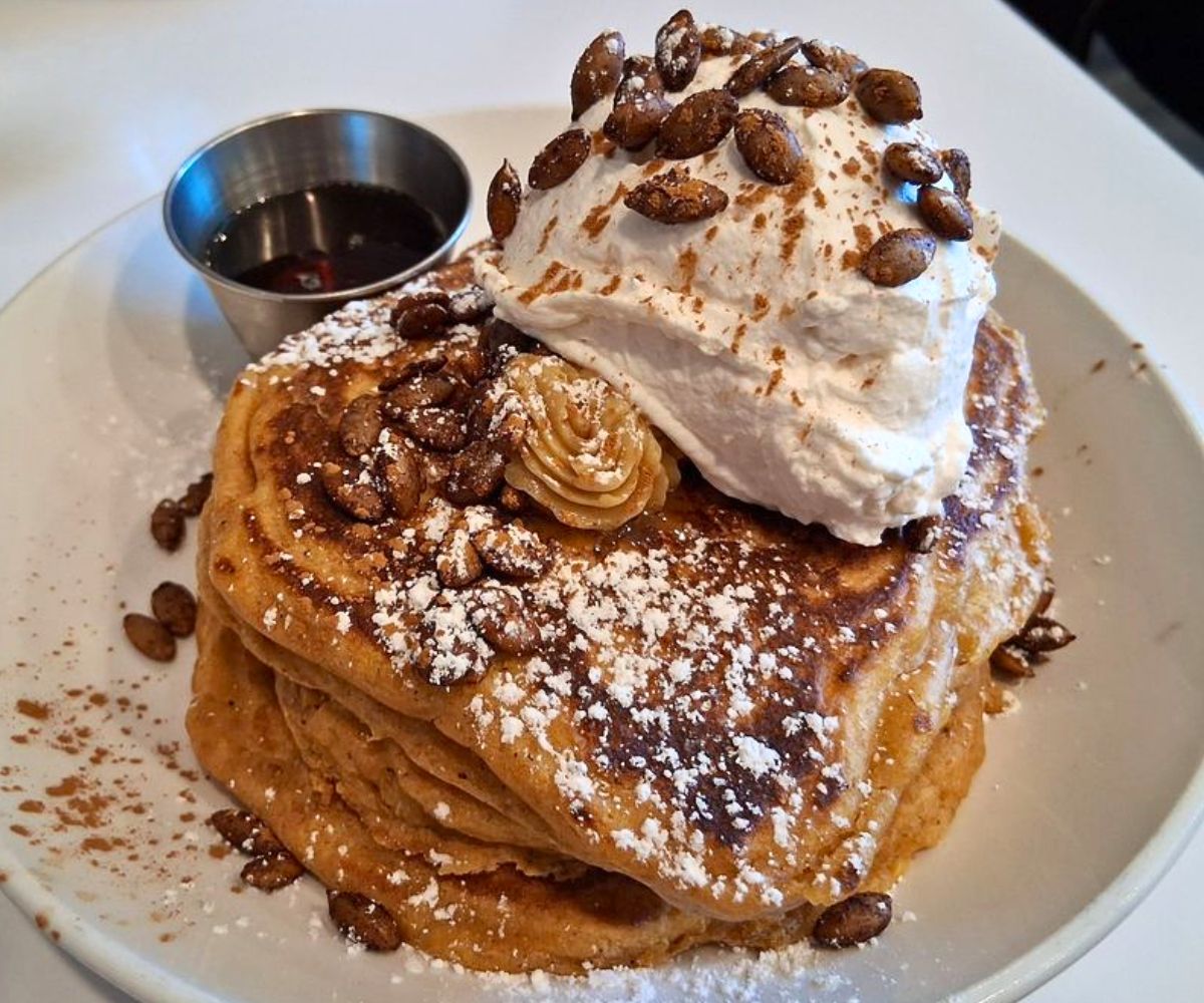Spelt Pancakes at Juneberry Table in Cleveland, Ohio
