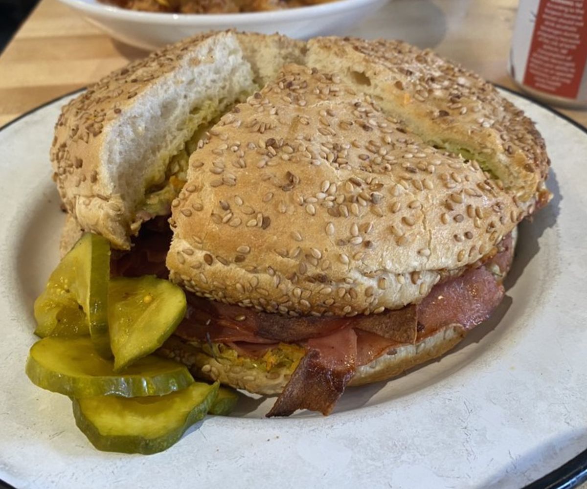 Muffuletta at Cochon Butcher in New Orleans, Louisiana