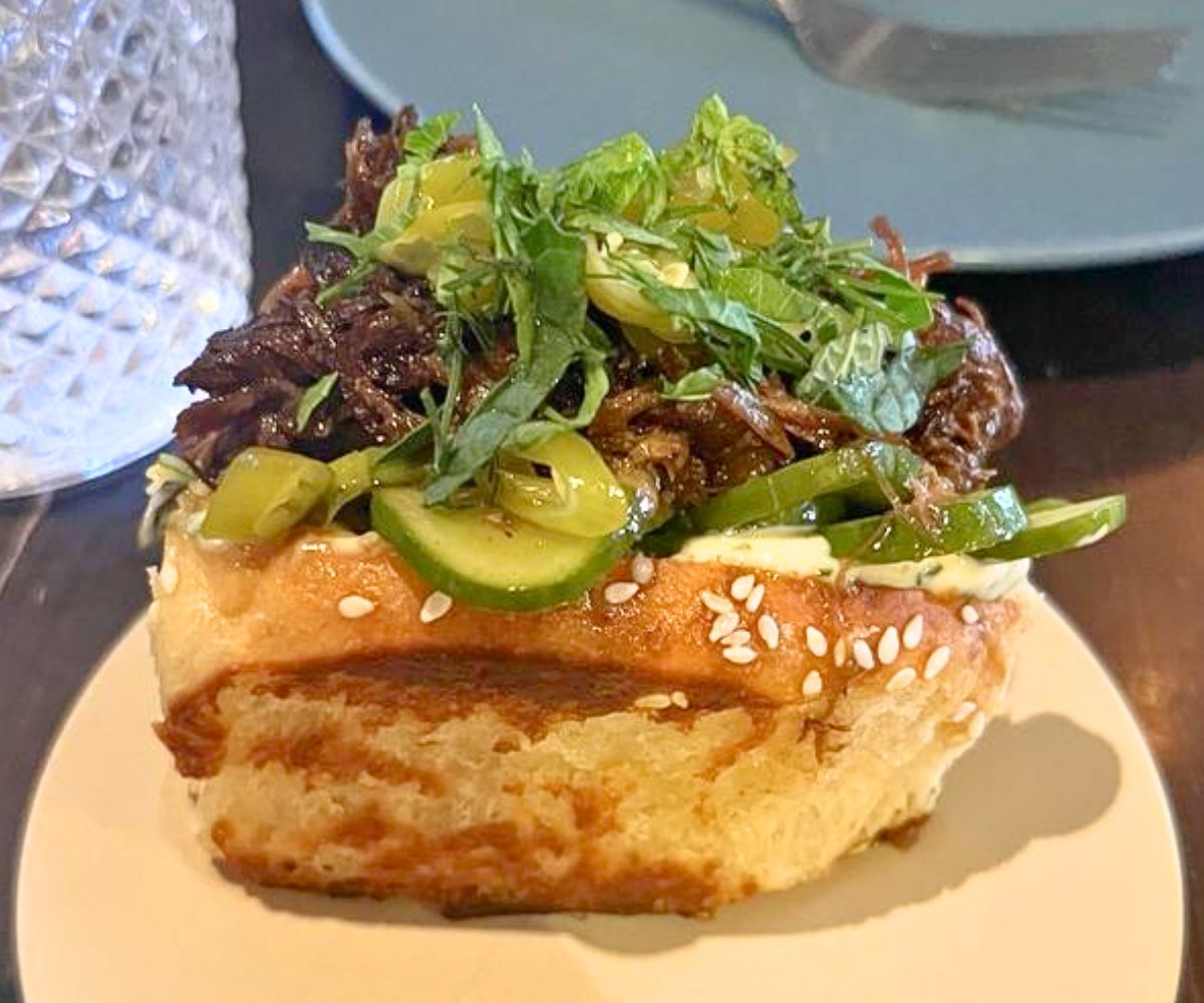 Braised Lamb Bun at Honey Road in Burlington, Vermont