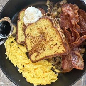 Cinnamon French Toast Big Breakfast at Urban Kitchen in Wilmington, DE