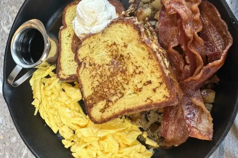 Cinnamon French Toast Big Breakfast at Urban Kitchen in Wilmington, DE