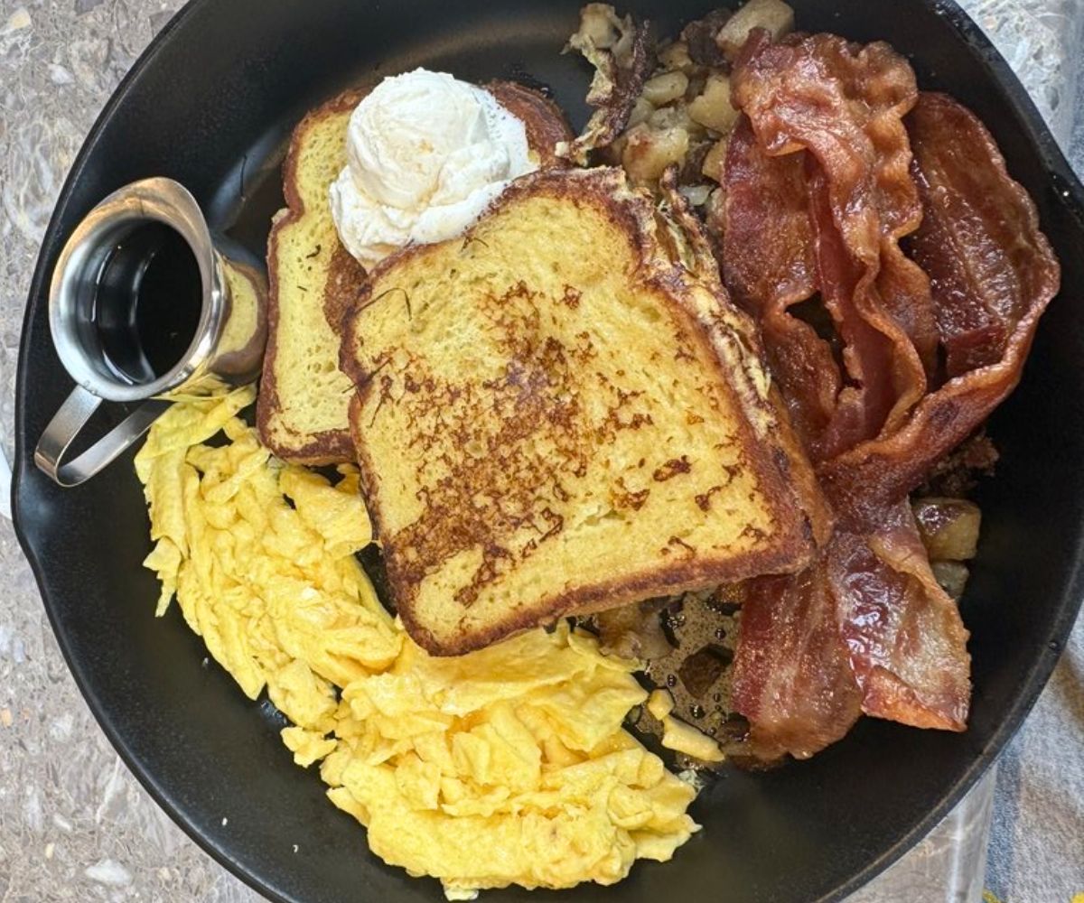 Cinnamon French Toast Big Breakfast at Urban Kitchen in Wilmington, DE