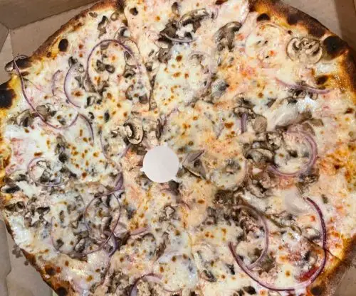The Fungus Amungus Pizza at Flat Earth Pizza in Carson City, Nevada