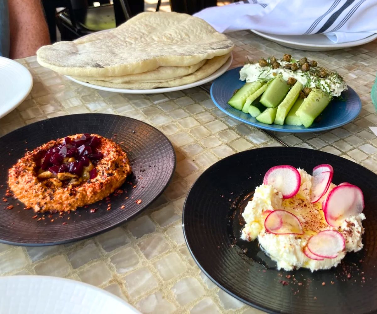 dishes at Honey Road in Burlington, Vermont