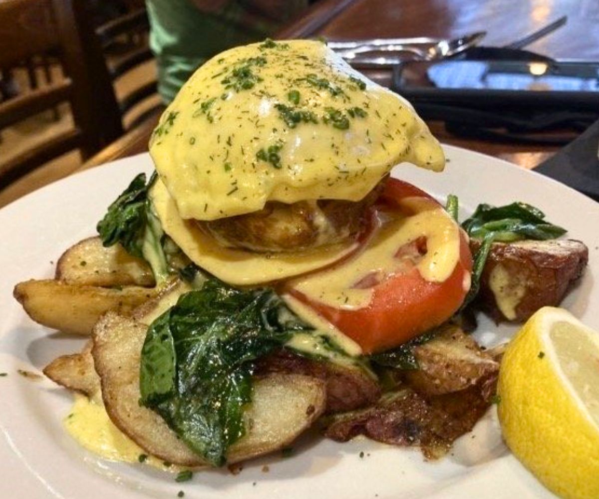 Eggs Maryland at Uptown Cafe in Bloomington, IN