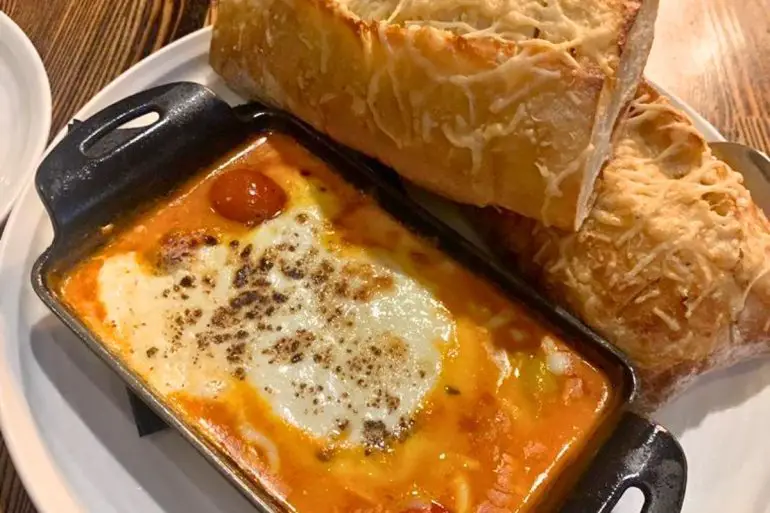 Baked Burrata at Uncommon Grill in Watertown, Connecticut