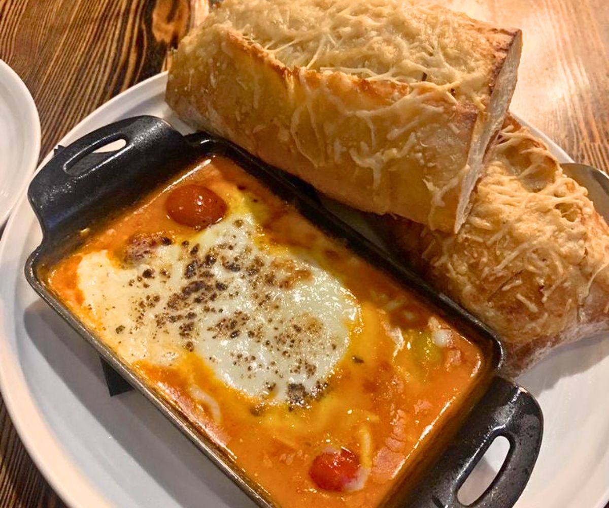 Baked Burrata at Uncommon Grill in Watertown, Connecticut
