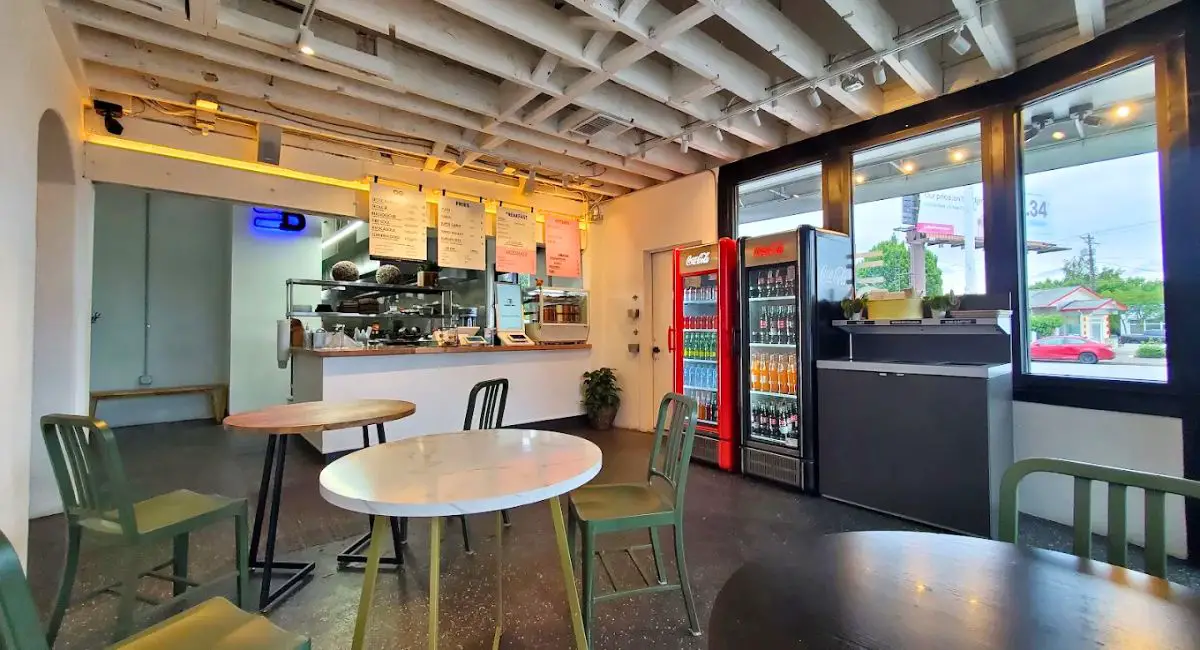 interior of Burger Seoul in Tacoma, Washington