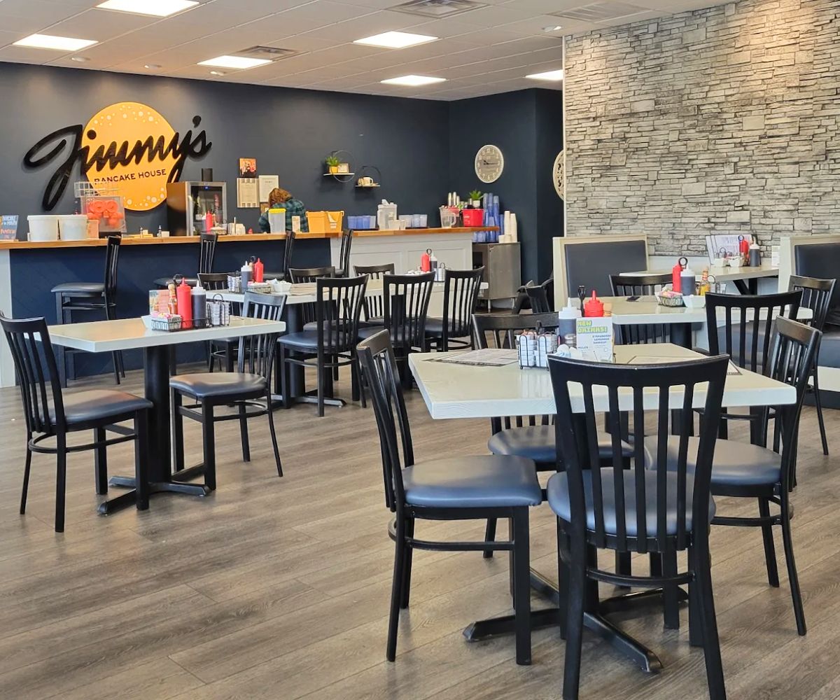 interior of Jimmy's Pancake House in Bettendorf, Iowa