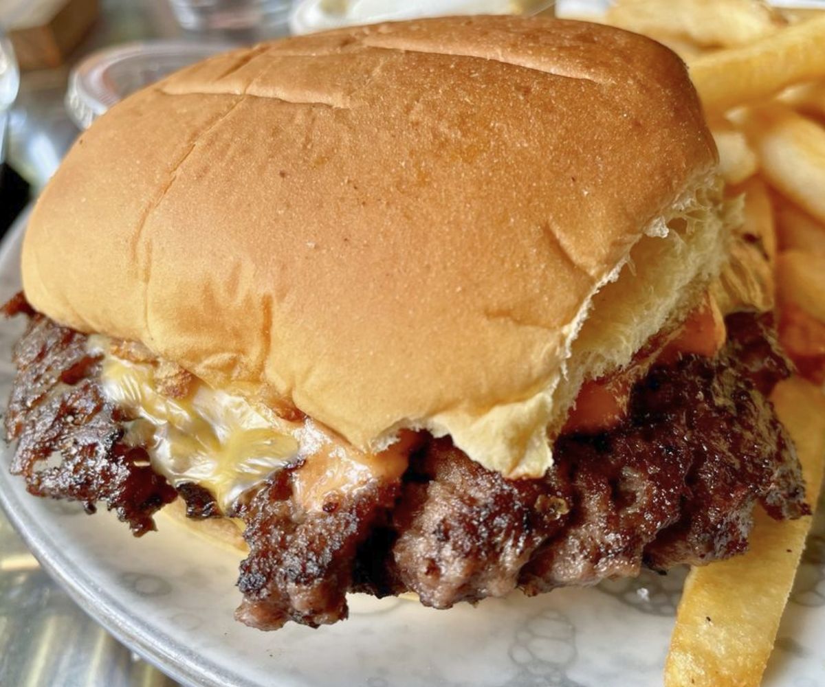 Smashburger at White Rabbit Gastropub in Frederick, Maryland