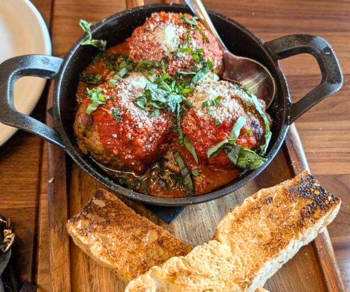 Wagyu Meatballs at George and Gather in Chandler, Arizona
