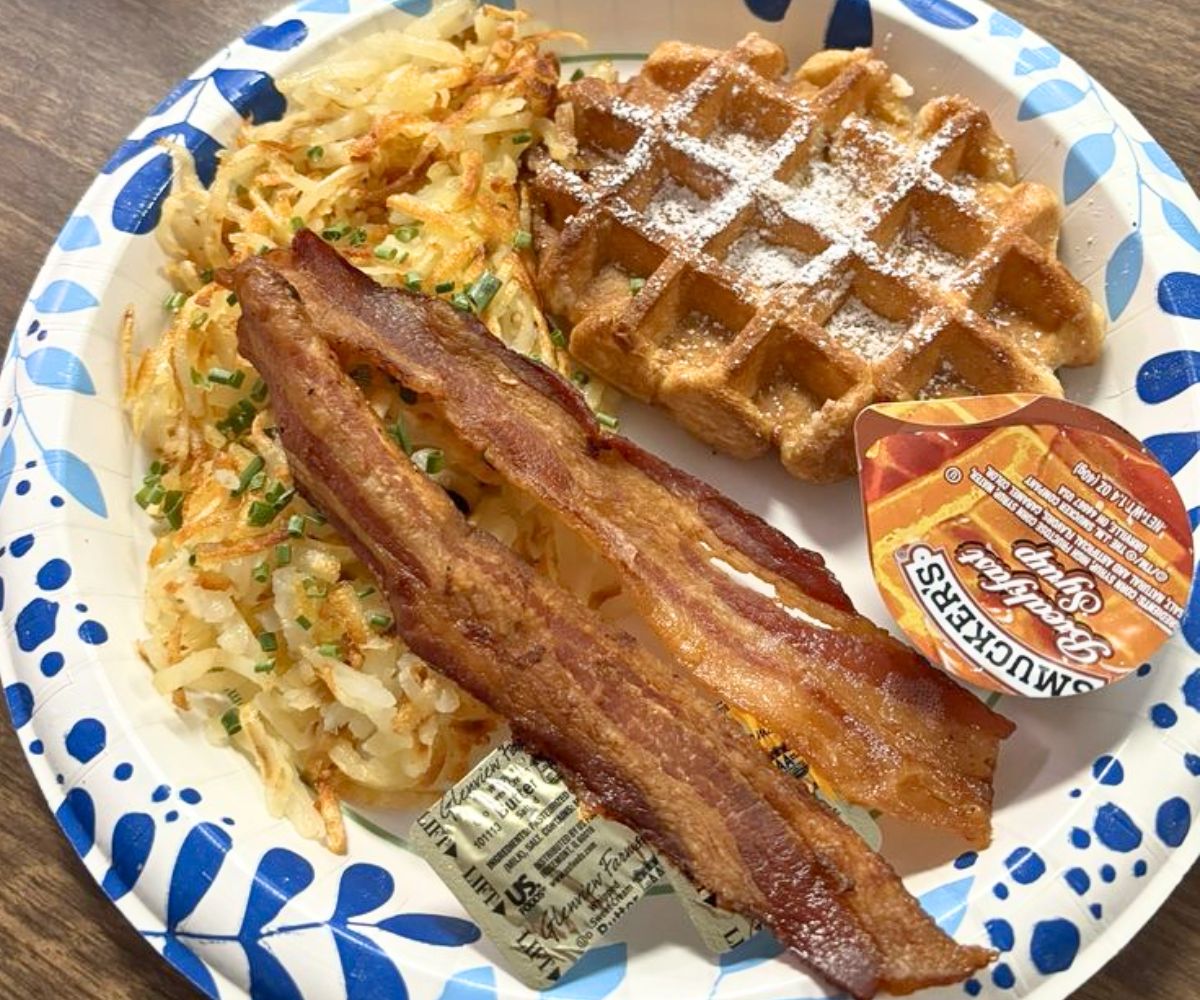 Pearl Sugar Waffle at Mud Hole in Rapid City, South Dakota