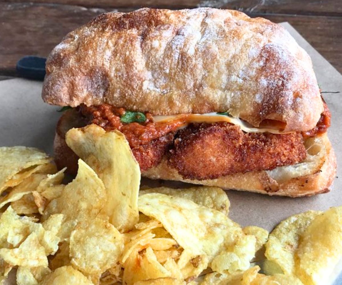 Pork Parm Sandwich at Bread & Circus Sandwich Kitchen in Sioux Falls, SD