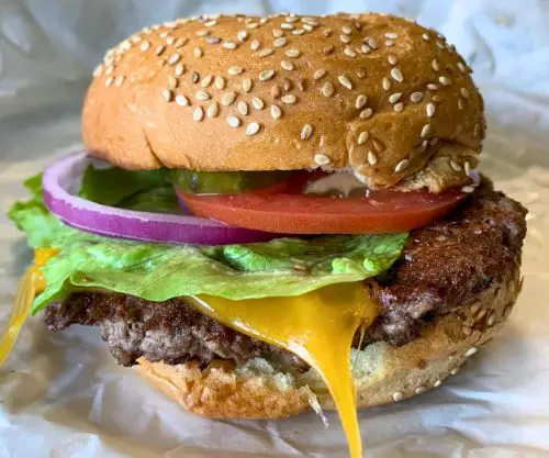 Cheeseburger at Johnny's Burgers & Dogs in Tempe, Arizona