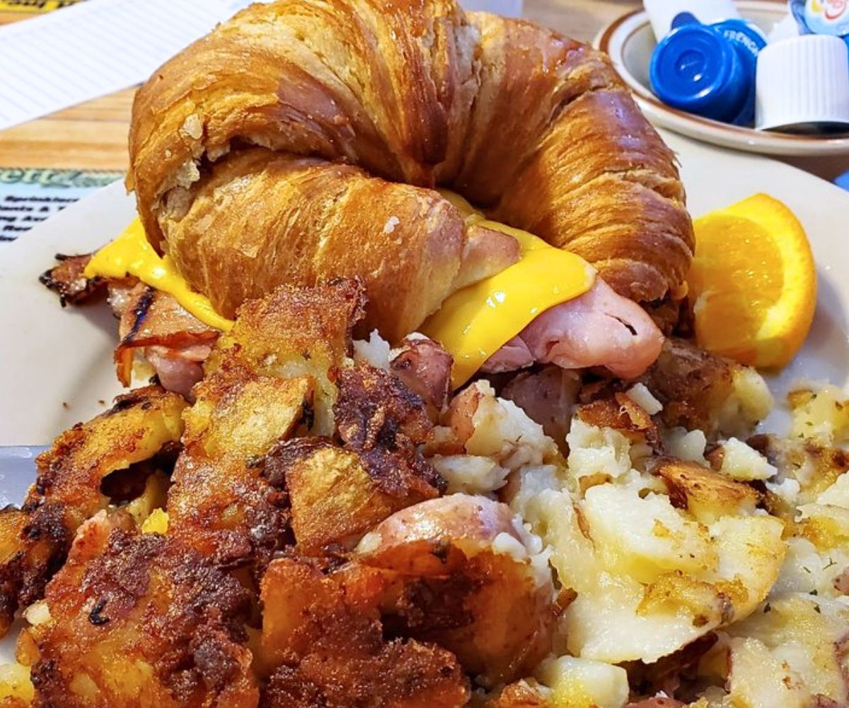 Breakfast Croissant at Ronnie's Cafe in Glendale, Arizona