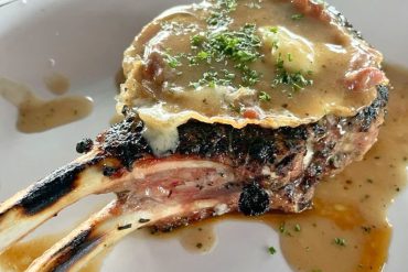 Pork Rib Chop Saltimbocca at Osteria Forto in O'Fallon, Missouri