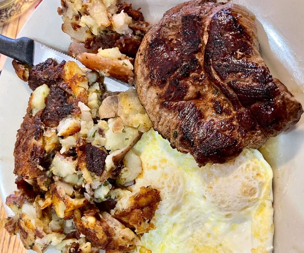 Steak and Eggs at Ronnie's Cafe in Glendale, Arizona