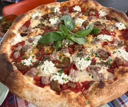 Northend Pizza at Pizzeria Ruby in Springdale, Arkansas