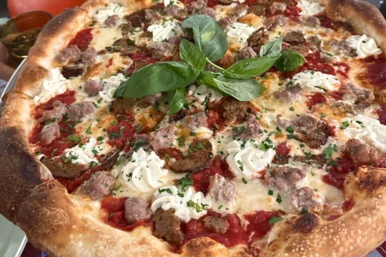 Northend Pizza at Pizzeria Ruby in Springdale, Arkansas