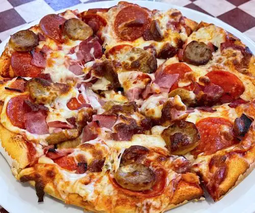 All Meat Pizza at Siragusa's Taste of Italy in Taylorsville, UT