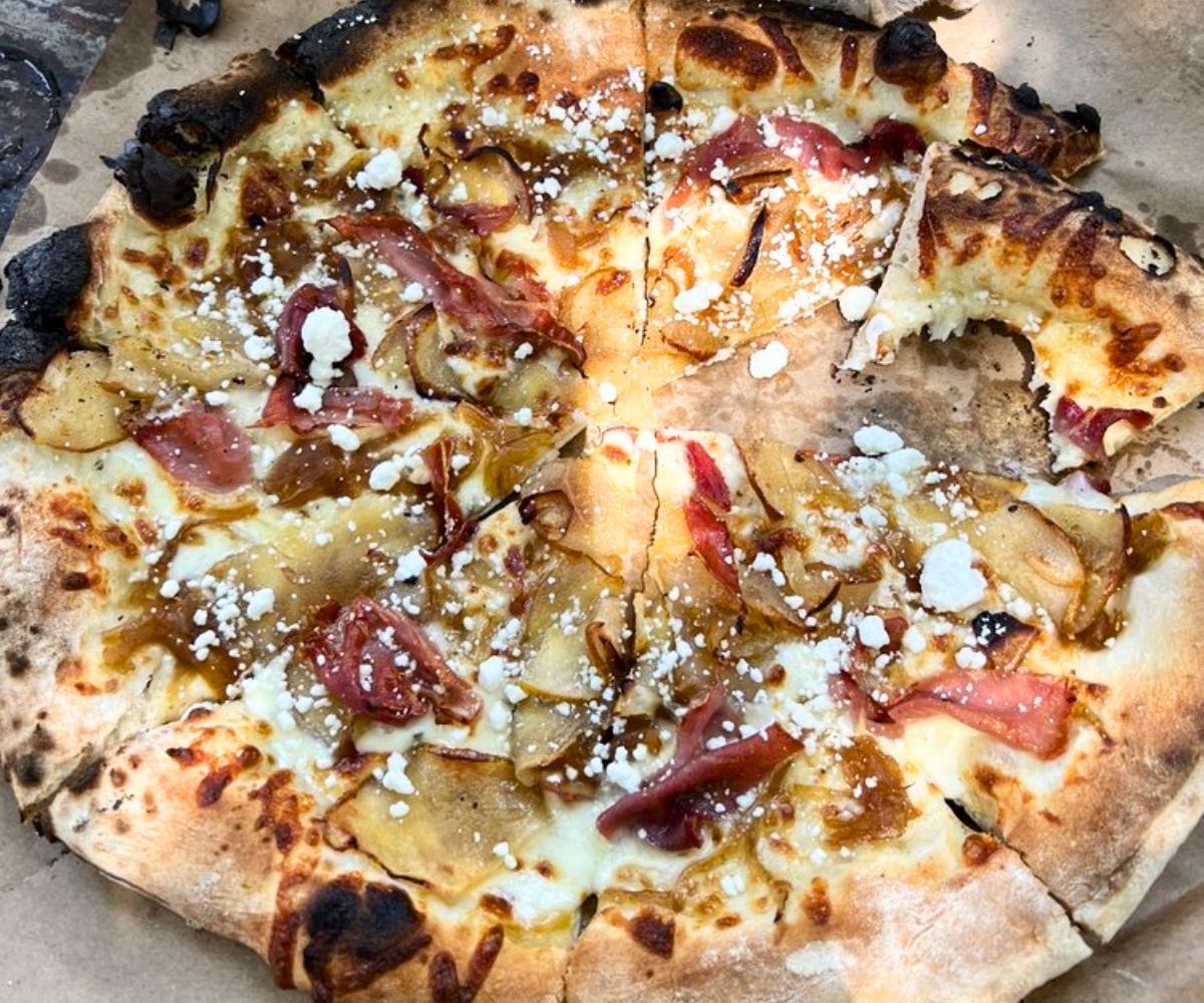 Roman Pizza at Fire Street Pizza in Belton, TX