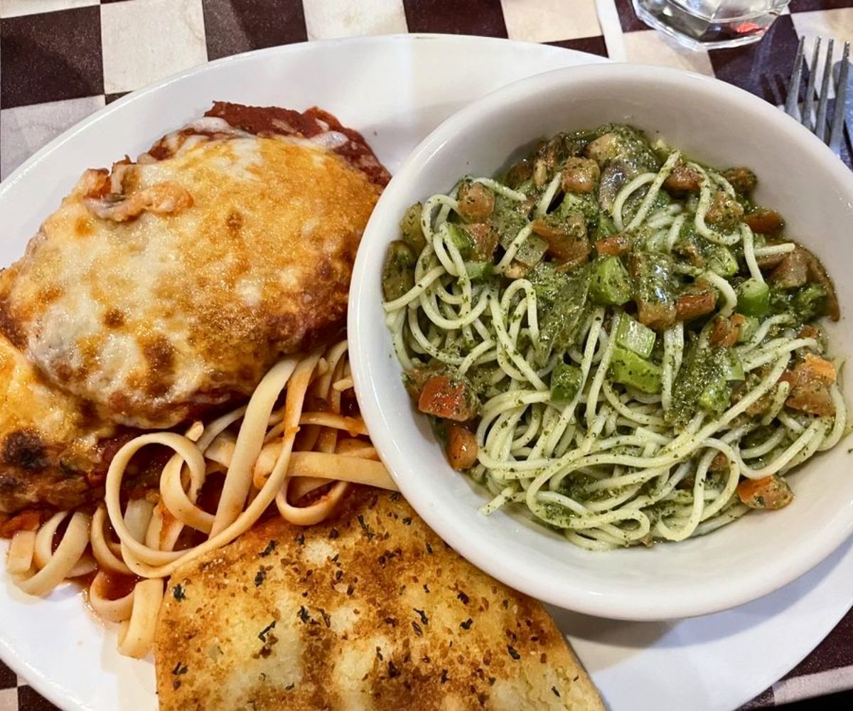 combination plate at Siragusa's Taste of Italy in Taylorsville, UT