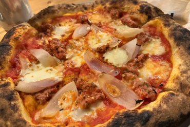 Salsiccia 2.0 Pizza at In Bocca Al Lupo in Juneau, Alaska