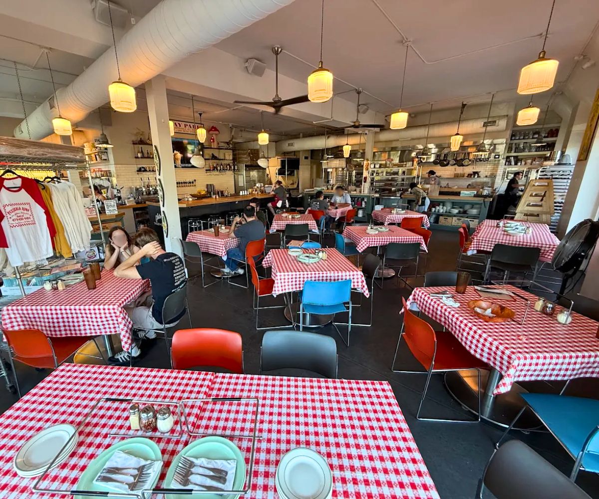 interior of Pizzeria Ruby in Springdale, Arkansas