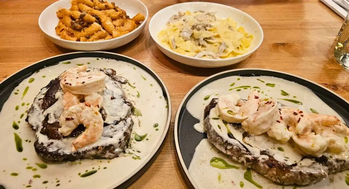 dishes at In Bocca Al Lupo in Juneau, AK