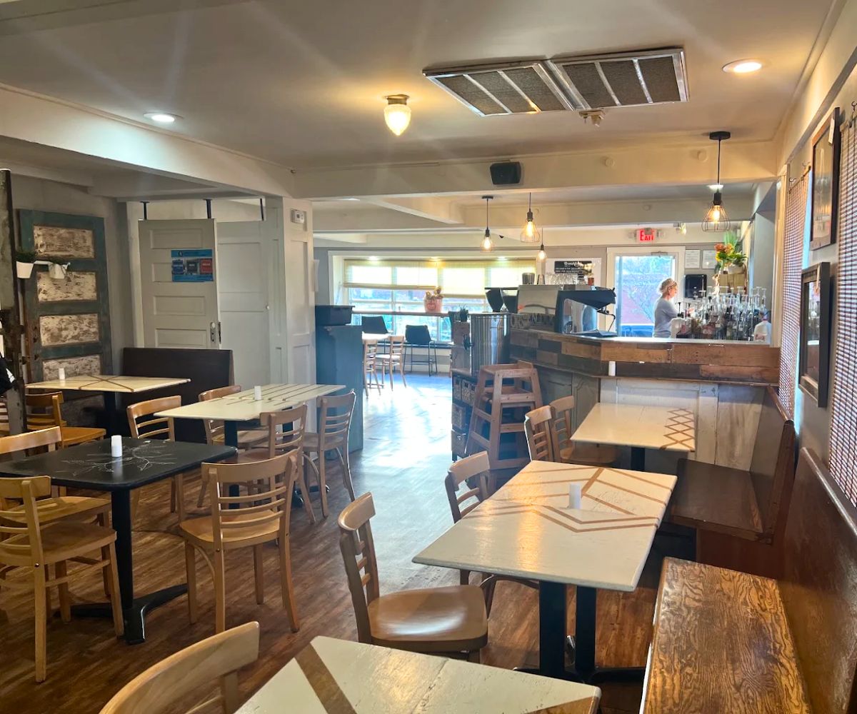 interior of Open Doors Coffeehouse in Johnson City, Tennessee