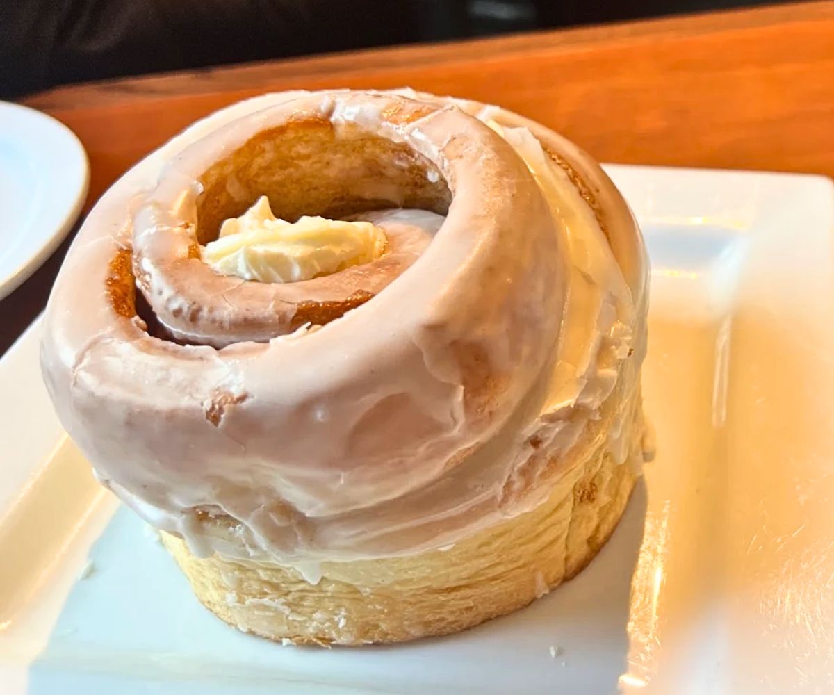Cinnamon Roll at The Cookie Jar in Fairbanks, AK