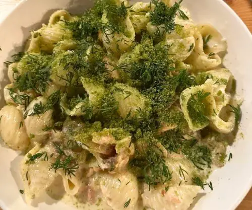 Shells and Cheese at In Bocca Al Lupo in Juneau, AK