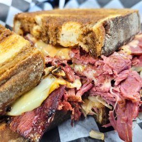 The Reuben at The Meating Place Cafe in Hillsboro, Oregon