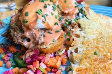 Banh Mi Benedict at The French Hen Cafe in St. Paul, MN