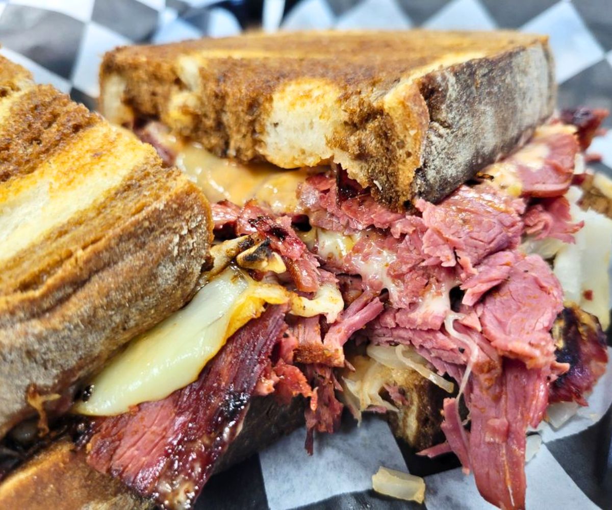 The Reuben at The Meating Place Cafe in Hillsboro, Oregon