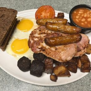 The Hungry Irish Man at Granite Street Cafe in Quincy, Massachusetts