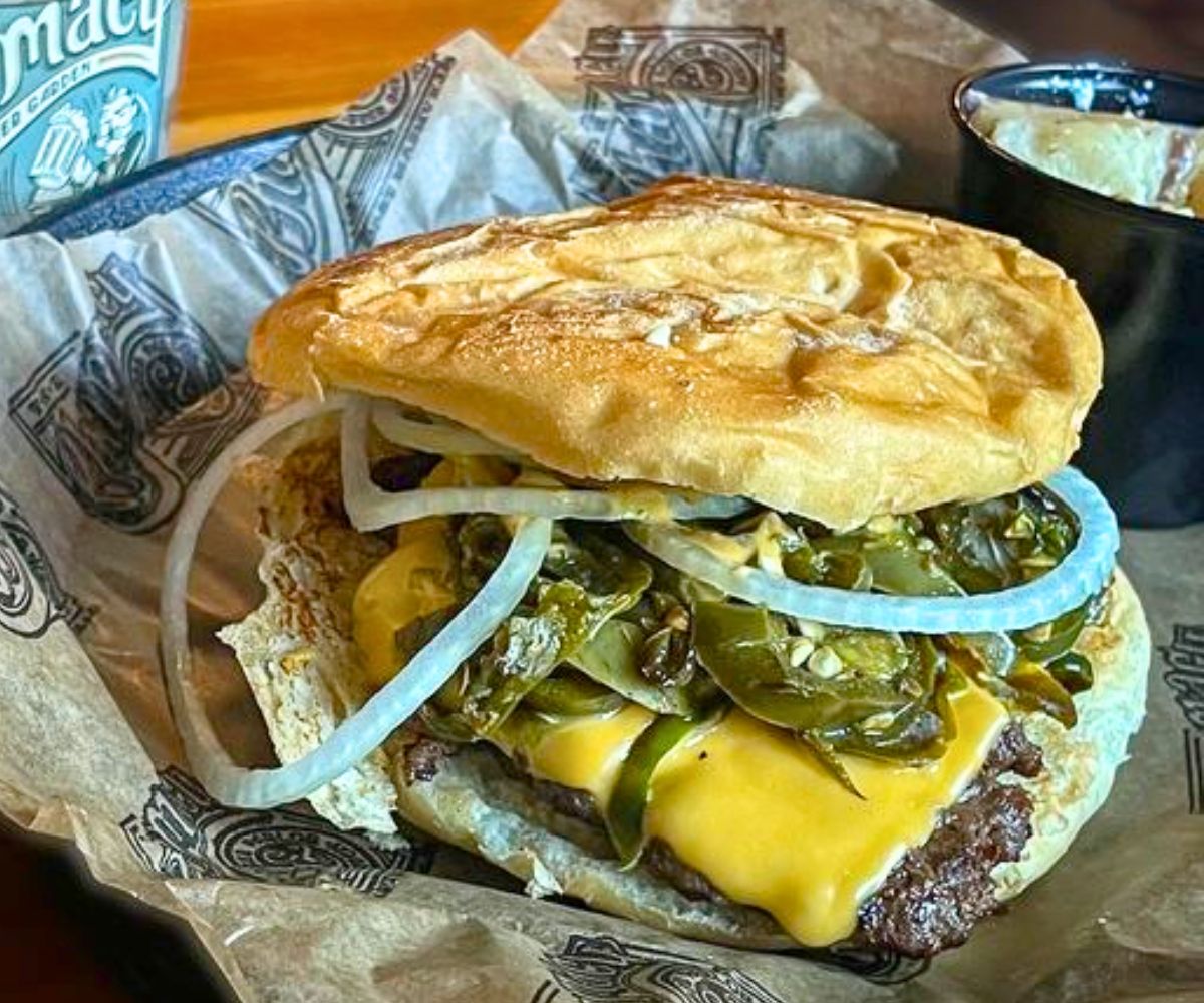 Chipotle Slap Burger at The Pharmacy in Nashville, Tennessee