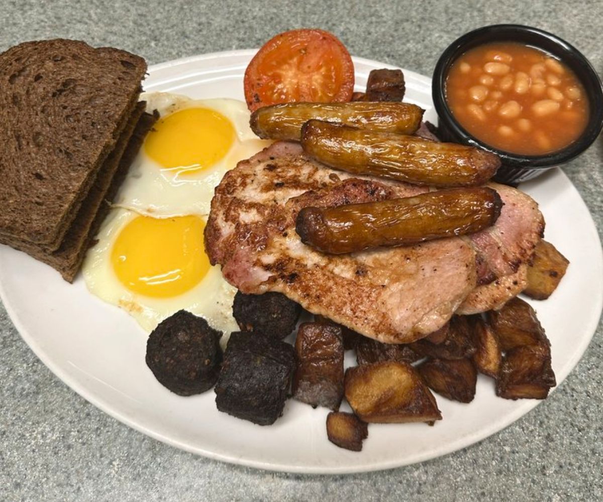 The Hungry Irish Man at Granite Street Cafe in Quincy, Massachusetts