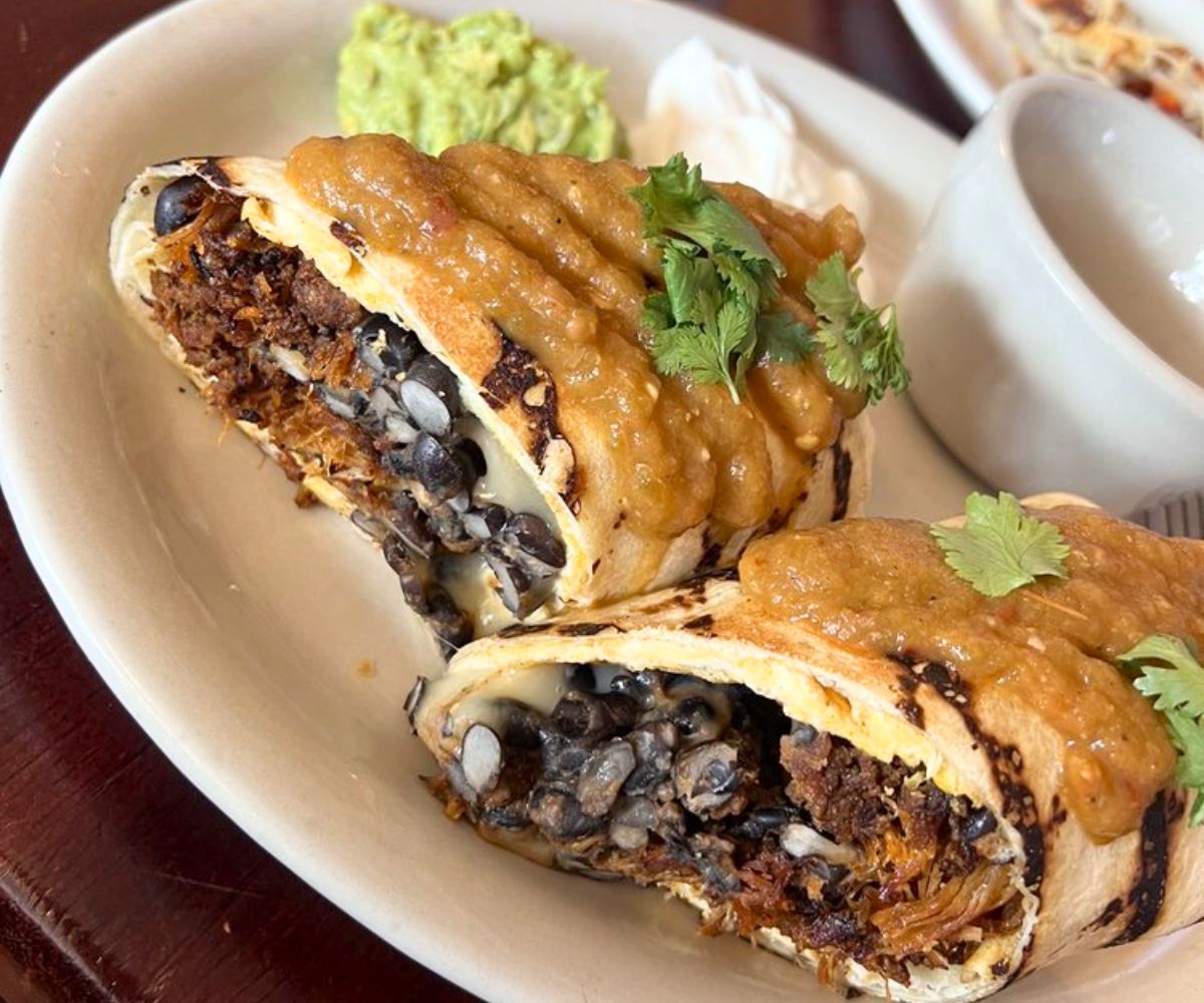 Breakfast Burrito at The Nucleus Cafe in Eau Claire, Wisconsin